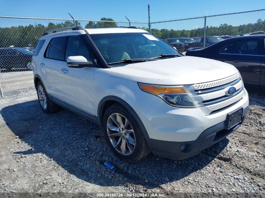 Lot #2474508703 2013 FORD EXPLORER LIMITED salvage car