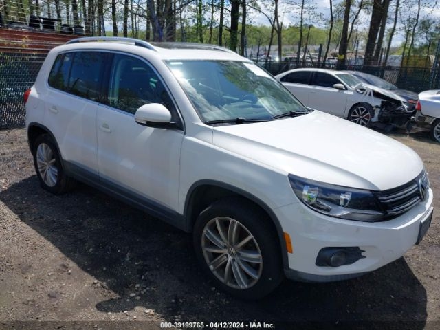 Auction sale of the 2012 Volkswagen Tiguan Se, vin: WVGBV7AX2CW522219, lot number: 39199765