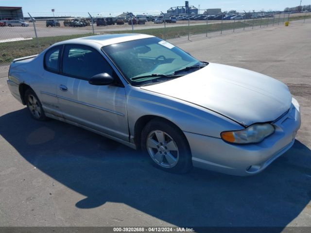 Auction sale of the 2002 Chevrolet Monte Carlo Ss, vin: 2G1WX15K829120085, lot number: 39202688