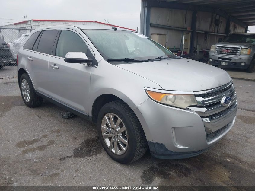 Lot #2493174371 2012 FORD EDGE LIMITED salvage car