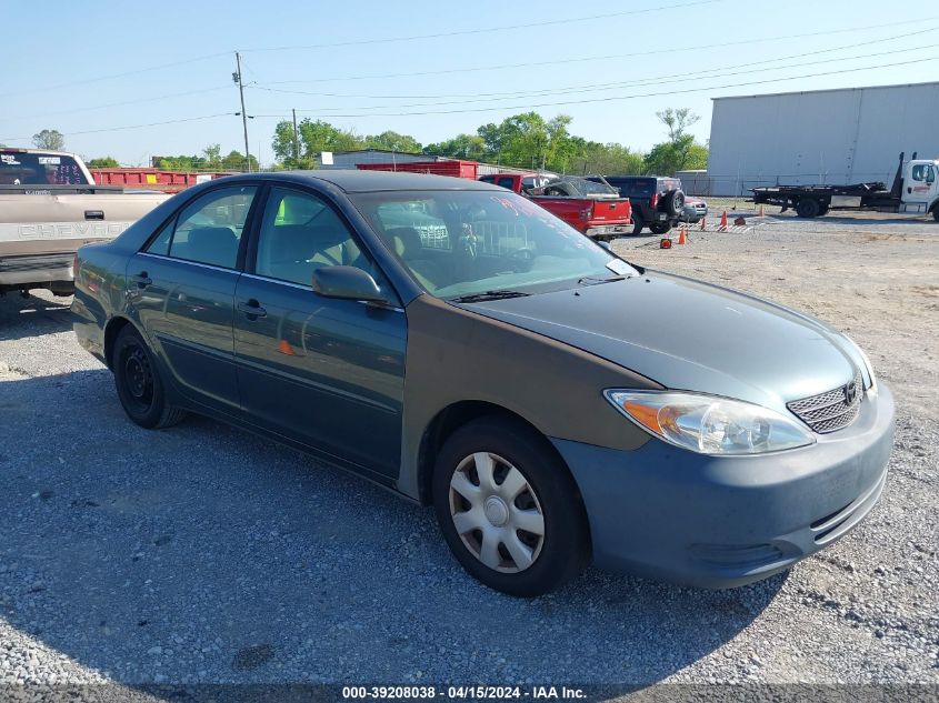 Lot #2523111716 2002 TOYOTA CAMRY LE salvage car