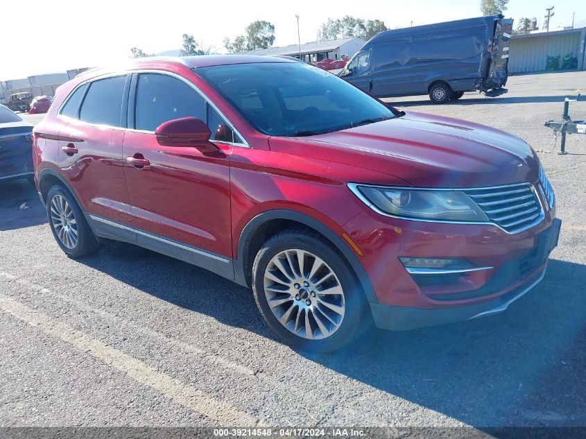 Lot #2495486387 2016 LINCOLN MKC RESERVE salvage car