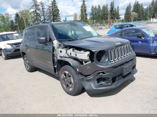 Auction sale of the 2017 Jeep Renegade Sport 4x4, vin: ZACCJBAB7HPG35261, lot number: 39216556