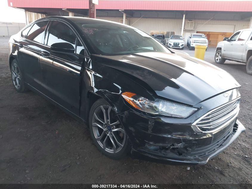 Lot #2509253038 2017 FORD FUSION SE salvage car
