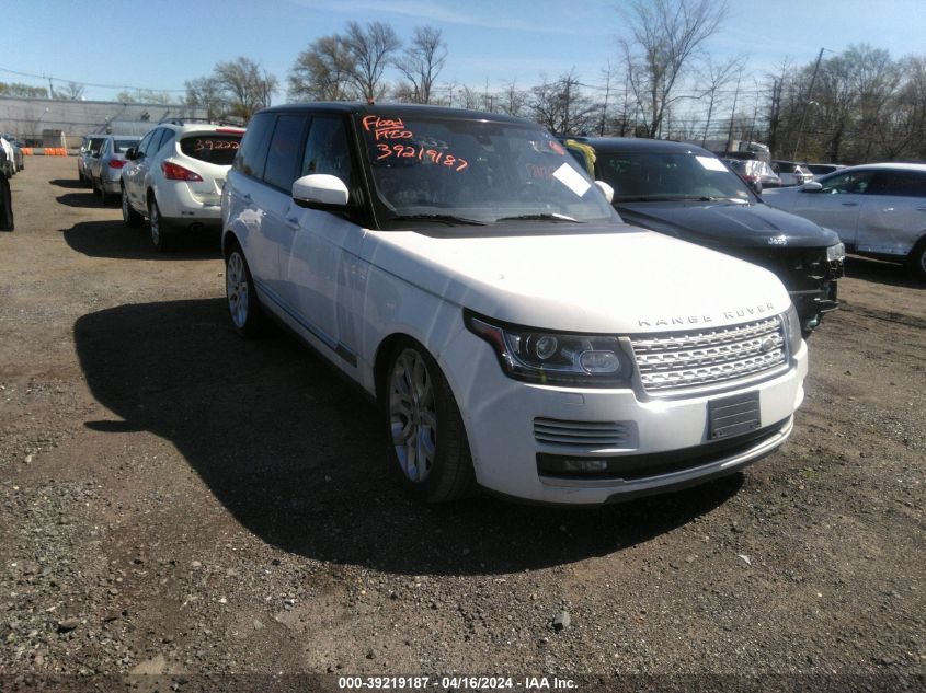 Lot #2474512894 2016 LAND ROVER RANGE ROVER 5.0L V8 SUPERCHARGED salvage car