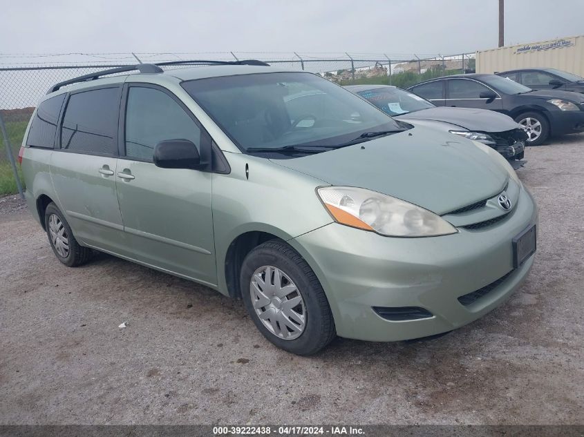 Lot #2493174508 2009 TOYOTA SIENNA LE salvage car