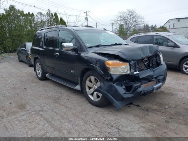 Auction sale of the 2008 Nissan Armada Le, vin: 5N1AA08C18N627901, lot number: 39224505