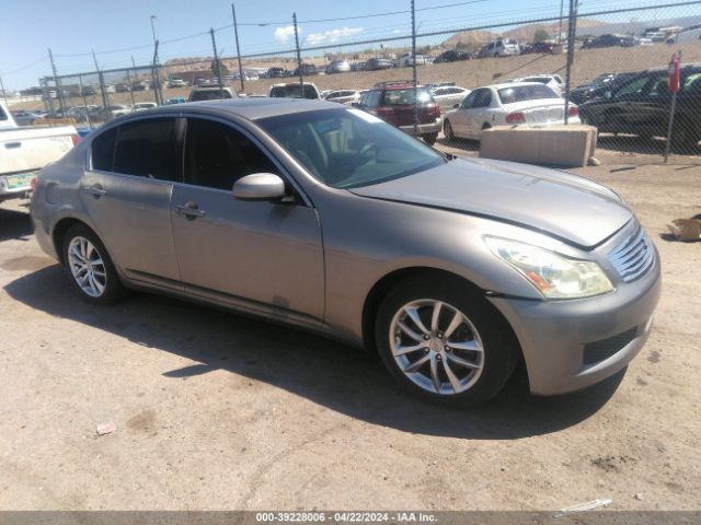 Auction sale of the 2008 Infiniti G35x, vin: JNKBV61FX8M252826, lot number: 39228006