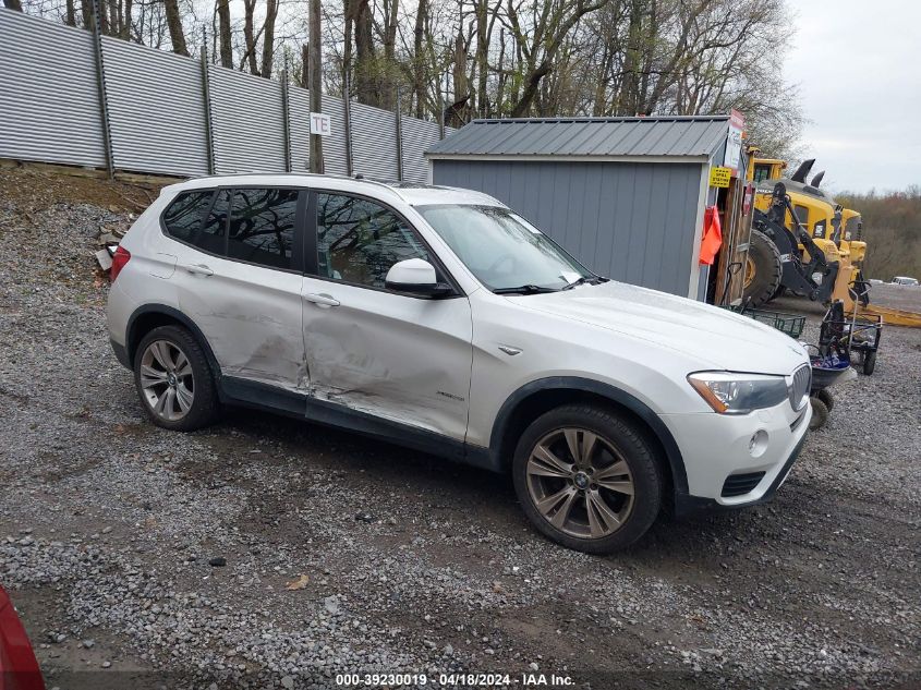 Lot #2506952791 2015 BMW X3 XDRIVE28I salvage car