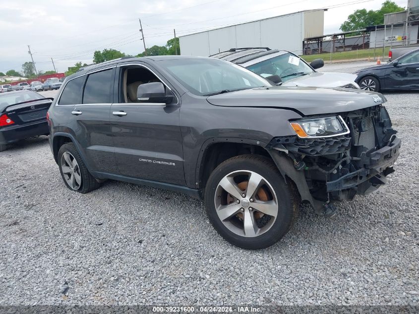 Lot #2506943145 2014 JEEP GRAND CHEROKEE LIMITED salvage car
