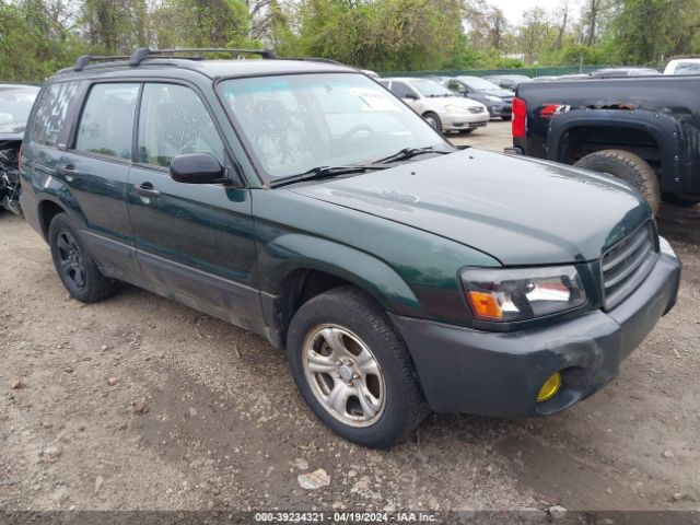 Auction sale of the 2003 Subaru Forester X, vin: JF1SG63653H740310, lot number: 39234321