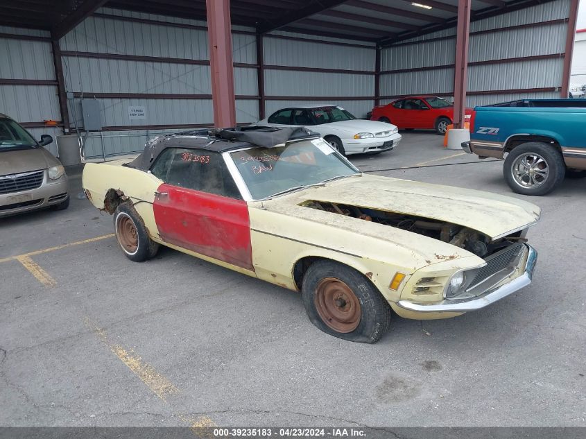 Lot #2488544316 1970 FORD MUSTANG salvage car