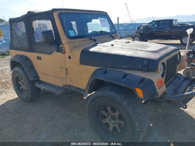 Продажа на аукционе авто 2003 Jeep Wrangler Sahara, vin: 1J4FA59SX3P376963, номер лота: 39235372