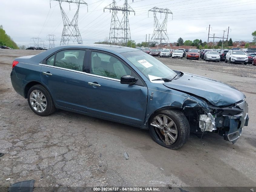 Lot #2504645649 2011 LINCOLN MKZ salvage car