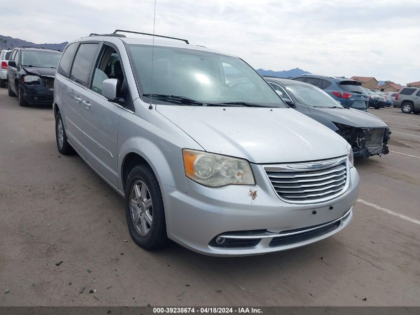 Lot #2495486591 2012 CHRYSLER TOWN & COUNTRY TOURING salvage car