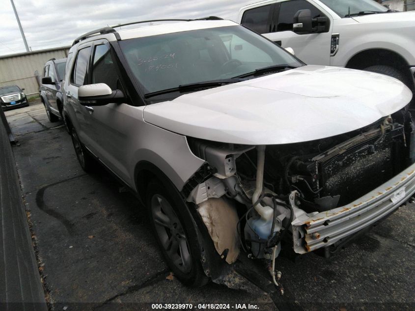 Lot #2490855908 2014 FORD EXPLORER LIMITED salvage car