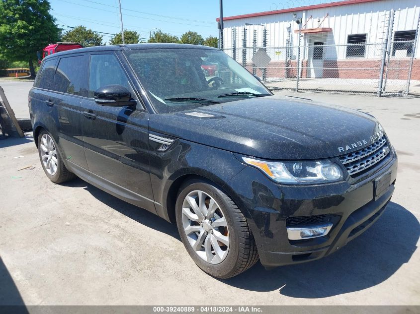 Lot #2490855899 2014 LAND ROVER RANGE ROVER SPORT 3.0L V6 SUPERCHARGED HSE salvage car