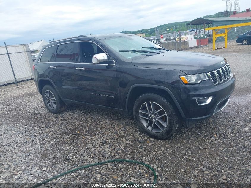 Lot #2525401894 2017 JEEP GRAND CHEROKEE LIMITED 4X4 salvage car