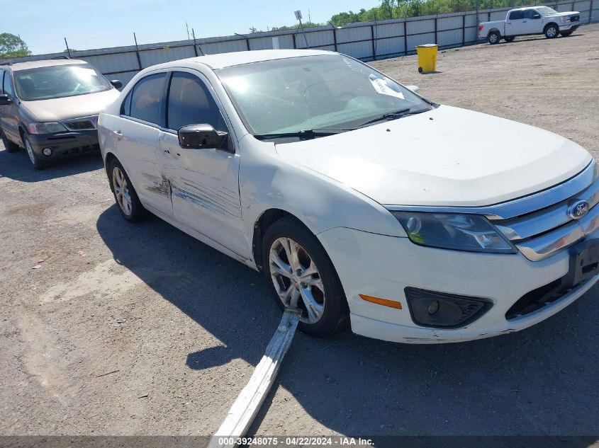 Lot #2509247501 2012 FORD FUSION SE salvage car