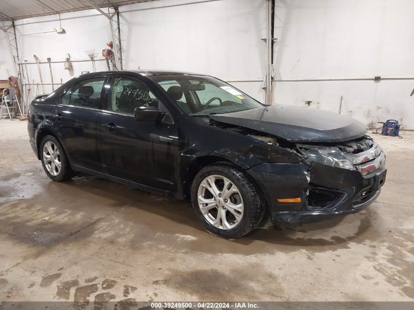 Lot #2504634384 2012 FORD FUSION SE salvage car