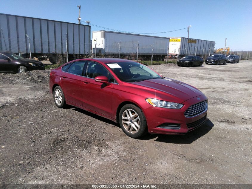 Lot #2504645557 2016 FORD FUSION SE salvage car