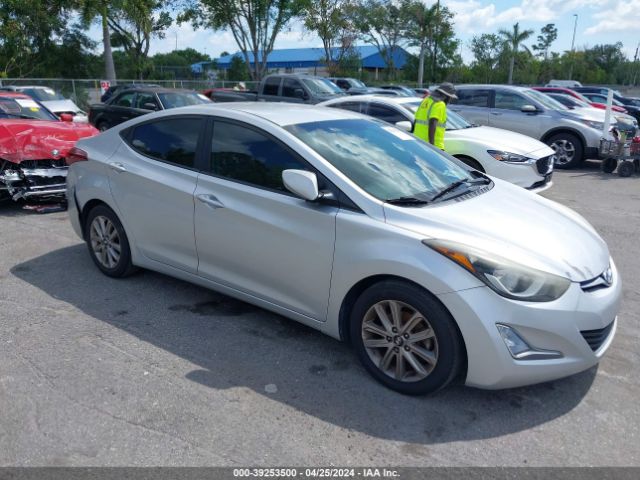Auction sale of the 2015 Hyundai Elantra Se, vin: 5NPDH4AE4FH612404, lot number: 39253500