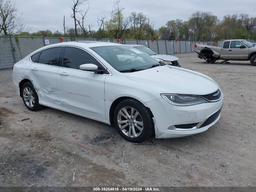 Lot #2506952404 2016 CHRYSLER 200 LIMITED salvage car