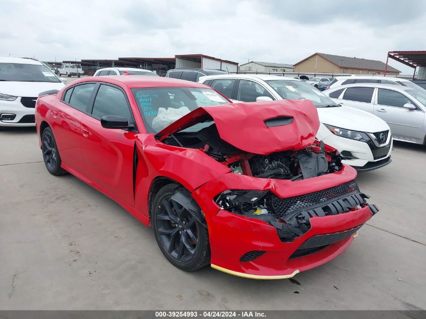 Lot #2493174091 2023 DODGE CHARGER GT salvage car