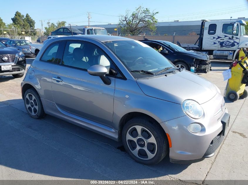 Lot #2490862423 2015 FIAT 500E BATTERY ELECTRIC salvage car