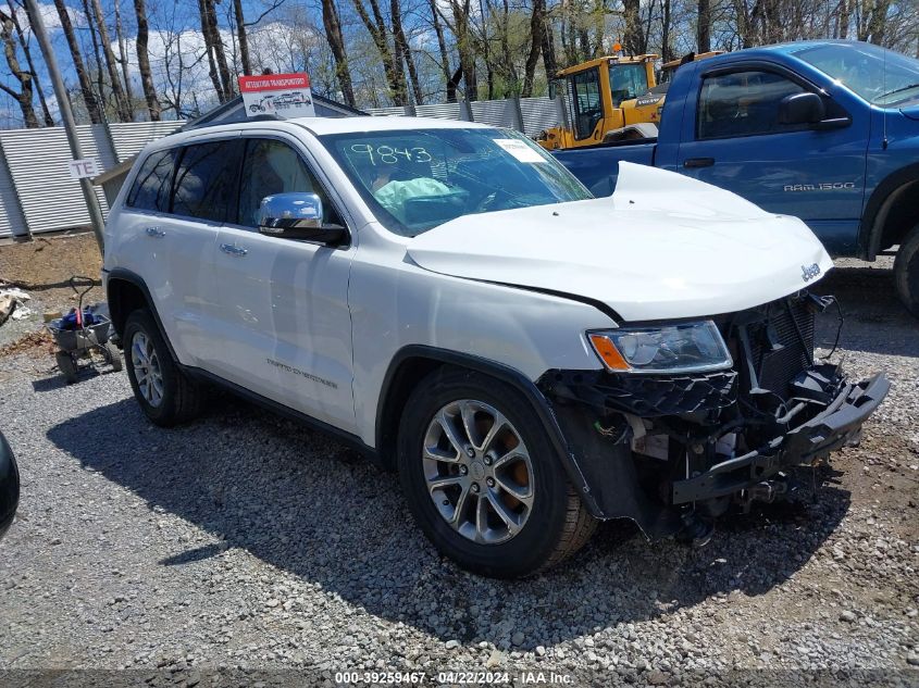 Lot #2490865189 2014 JEEP GRAND CHEROKEE LIMITED salvage car