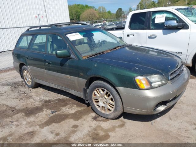 Продаж на аукціоні авто 2001 Subaru Outback H6-3.0, vin: 4S3BH806317650132, номер лоту: 39261380