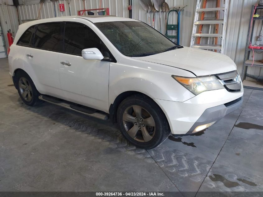 Lot #2493160767 2007 ACURA MDX SPORT PACKAGE salvage car