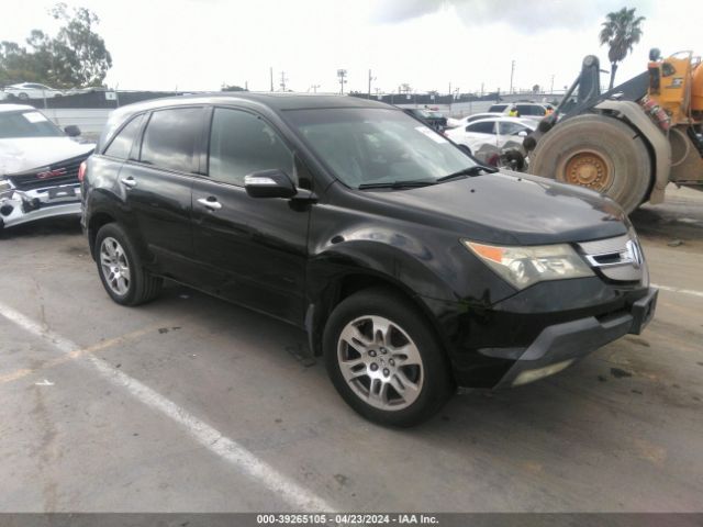 Auction sale of the 2008 Acura Mdx Technology Package, vin: 2HNYD28618H540843, lot number: 39265105