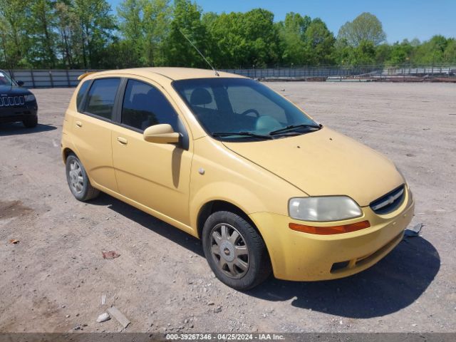 Auction sale of the 2005 Chevrolet Aveo Ls, vin: KL1TD62625B301023, lot number: 39267346