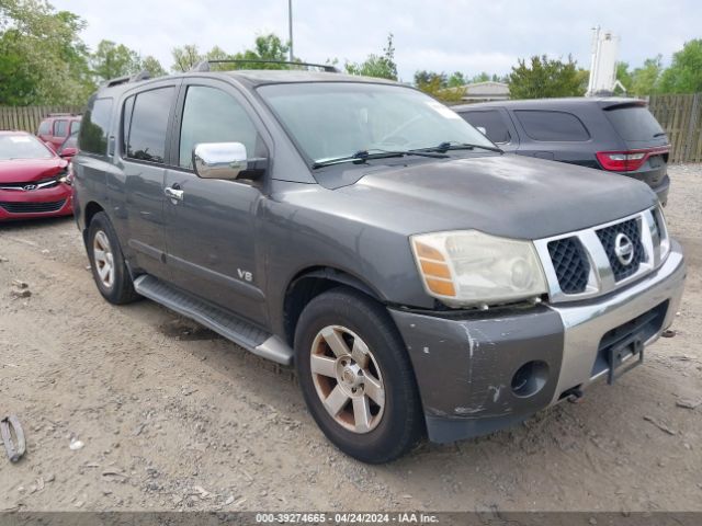 Auction sale of the 2005 Nissan Armada Le, vin: 5N1AA08B85N708834, lot number: 39274665
