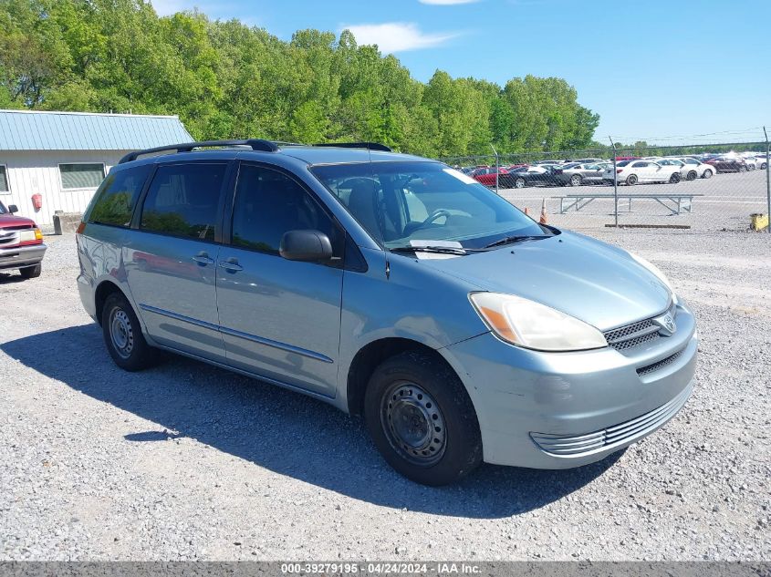 Lot #2493173657 2004 TOYOTA SIENNA LE salvage car