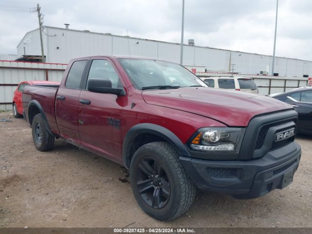 Auction sale of the 2022 Ram 1500 Classic Warlock Quad Cab 4x4 6'4 Box, vin: 1C6RR7GG5NS237403, lot number: 39287425