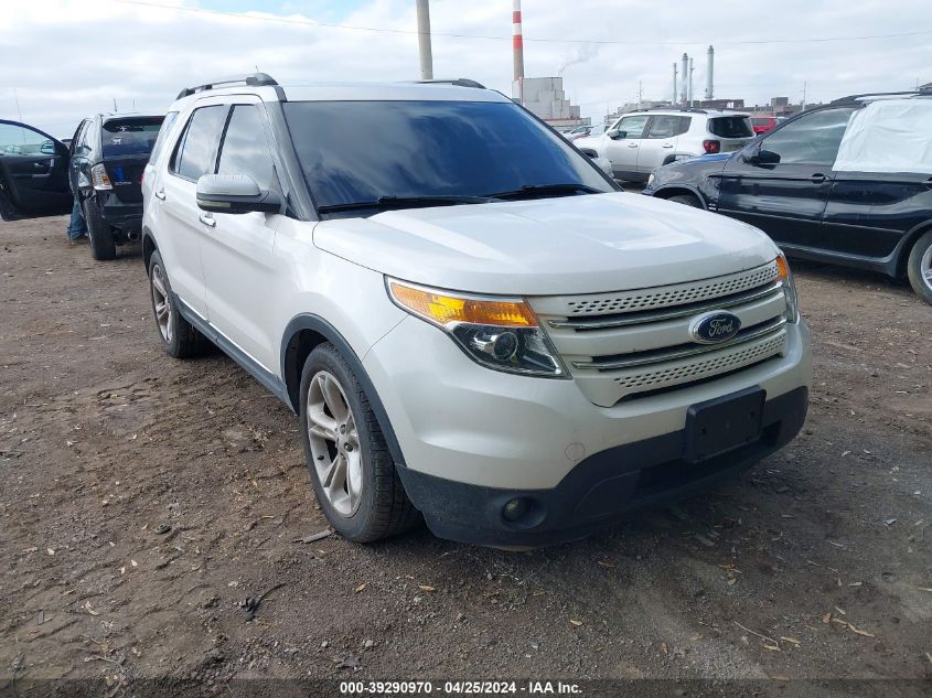 Lot #2501350933 2012 FORD EXPLORER LIMITED salvage car