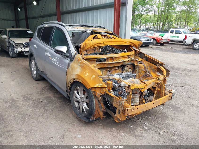 Lot #2504633764 2015 TOYOTA RAV4 LIMITED salvage car