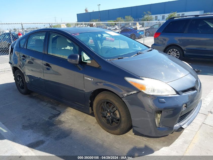 Lot #2524270104 2013 TOYOTA PRIUS TWO salvage car