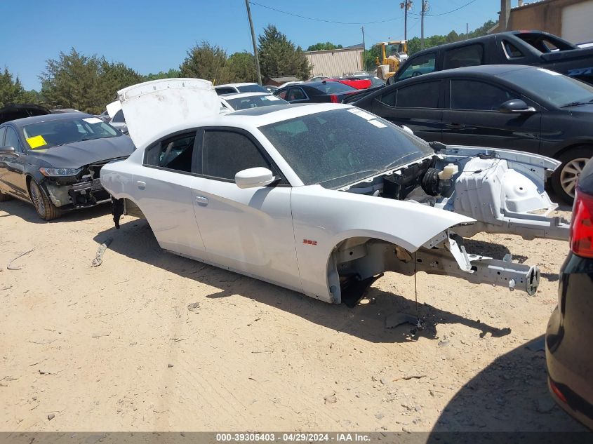 Lot #2523111062 2020 DODGE CHARGER SCAT PACK RWD salvage car