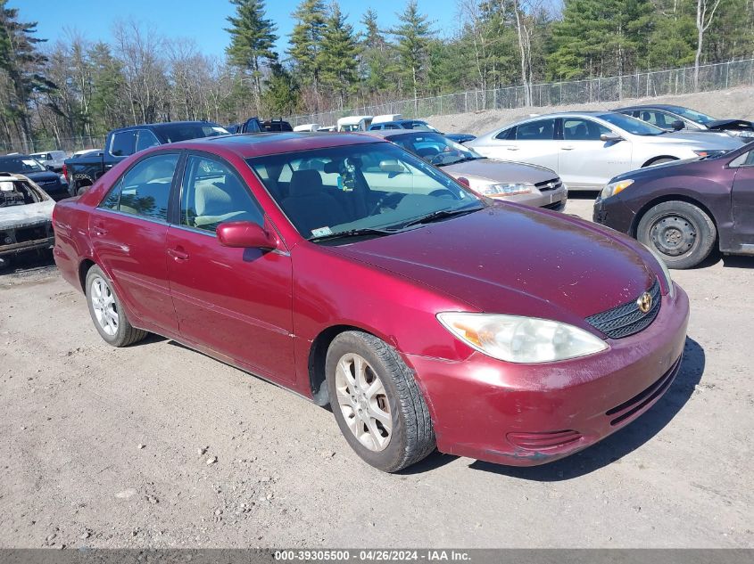 Lot #2504645226 2002 TOYOTA CAMRY LE salvage car