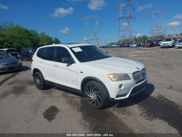Auction sale of the 2011 Bmw X3 Xdrive28i, vin: 5UXWX5C52BLW13683, lot number: 39312349