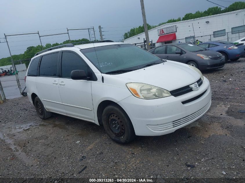 Lot #2506942458 2005 TOYOTA SIENNA LE salvage car