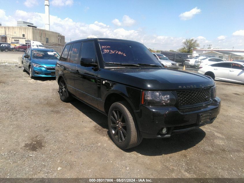 Lot #2509229779 2011 LAND ROVER RANGE ROVER SUPERCHARGED salvage car