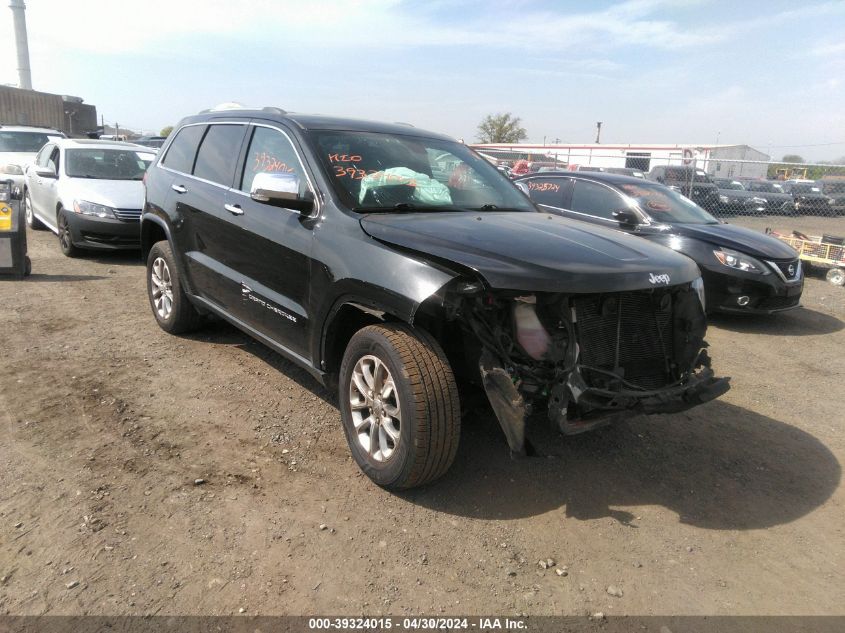 Lot #2506942409 2014 JEEP GRAND CHEROKEE LIMITED salvage car