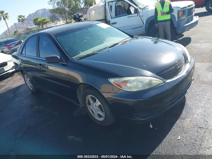 Lot #2506942161 2002 TOYOTA CAMRY LE salvage car