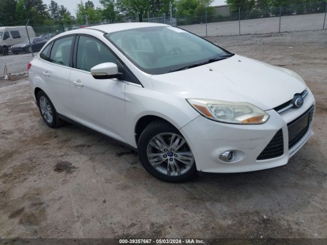 Auction sale of the 2012 Ford Focus Sel, vin: 1FAHP3H21CL292787, lot number: 39357667