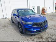 2021 ACURA RDX A-SPEC — VIN 5J8TC2H60ML807827 — Front & Left Side damage — salvage auction photo — TrueBid